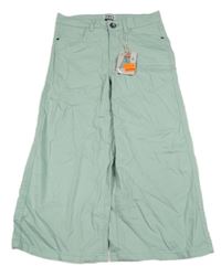 Nové - mentolové široké crop rifle L&D