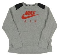 Šedo-černá mikina Nike