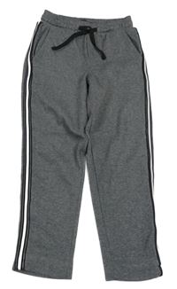 Sivé vzorované podšité nohavice Pocopiano