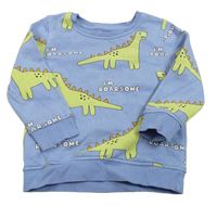 Světlemodrá mikina s dinosaury George 