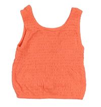 Neónově oranžový žabičkový crop top Primark
