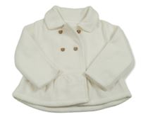 Smotanový fleecový kabát zn. Bluezoo