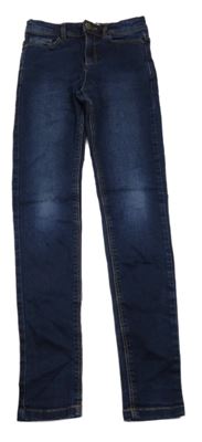 Tmavomodré slim rifle 