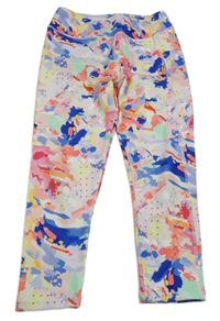 Barevné vzorované sportovní legíny Leigh Tucker 