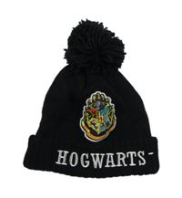 Černá pletená čepice Harry Potter 