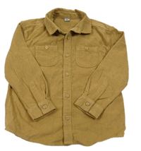 Béžová manšestrová košile Tu