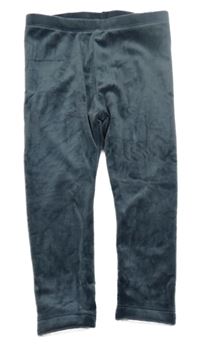 Sivé plyšové legíny Lupilu