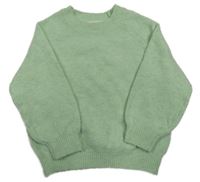 Svetlozelený oversize sveter Primark