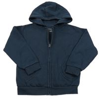 Tmavomodrá prepínaci mikina s kapucňou Primark
