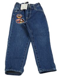 Nové - Tmavomodré rifle s Mickeym Zara