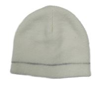 Biela pletená čapica s proužkem Primark