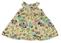 Žlté bavlnené šaty s Minnie Pep&Co