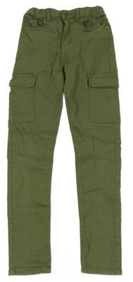 Khaki cargo skinny fit rifle H&M