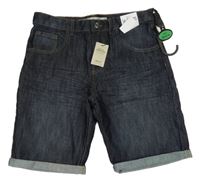 Nové - Tmavomodré riflové kraťasy Denim Co.
