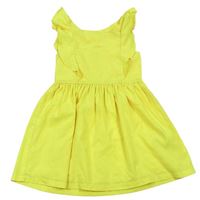 Žlté šaty s volánikmi zn. H&M