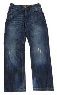 Tmavomodré rifle s prošoupáním DENIM CO