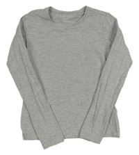 Sivé melírované crop tričko ZEEMAN