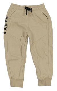 Světlebéžové tepláky s logem TED BAKER