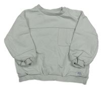 Svetlosivá oversize mikina s vreckom F&F