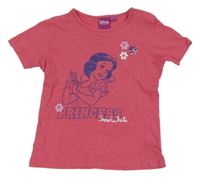 Tmavoružové tričko so Sněhurkou Disney