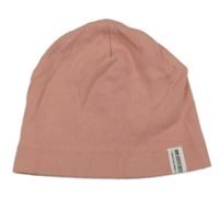 Růžová žebrovaná čepice H&M