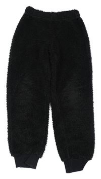 Čierne huňaté nohavice Matalan