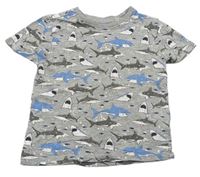 Sivé tričko so žralokmi Primark