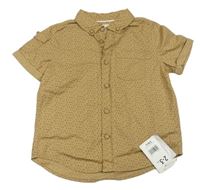 Béžová vzorovaná košeľa Mothercare