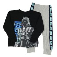 Černo-šedé pyžamo s Darth Vaderem - Star Wars Matalan