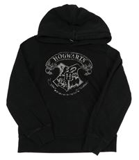 Černá mikina s erbem a kapucí - Harry Potter H&M