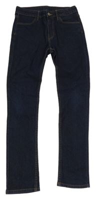Tmavomodré skinny fit rifle H&M