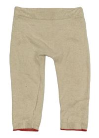 Béžové pletené tepláky se sobem Mothercare