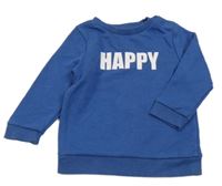 Modrá mikina s nápisom F&F