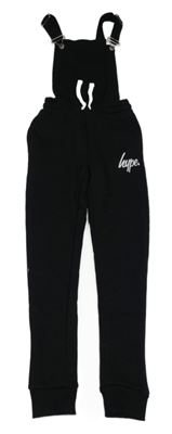 Nové - Černé laclové tepláky s logem Hype