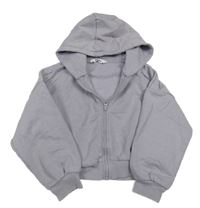 Levandulová prepínaci crop mikina s kapucňou Everyday