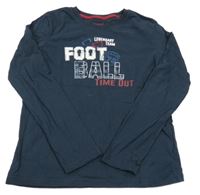 Tmavomodré tričko s nápisom Pepperts