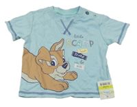 Nové - Světlemodré tričko s Trumpem George