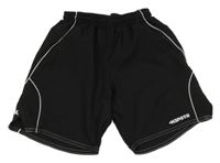 Čierne šušťákové funkčné kraťasy Kipsta