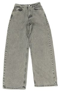 Sivé široké rifle New Look