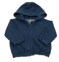 Tmavomodrá prepínaci mikina s kapucňou Primark