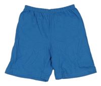 Modré bavlnené kraťasy
