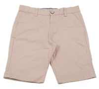 Růžové plátěné kraťasy Denim Co.