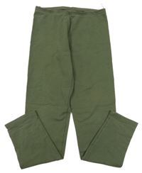 Khaki teplé legíny C&A