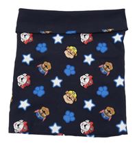 Tmavomodrý nákrčník s Paw Patrol a hvězdami
