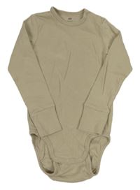 Béžové rebrované body H&M