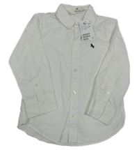 Nové - biela košeľa s výšivkou H&M