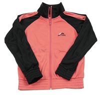 Ružovo-čierna športová prepínaci mikina