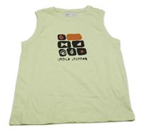 Mintové tielko s potlačou Zara