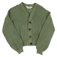 Khaki prepínaci crop sveter H&M