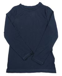 Tmavomodré funkční triko H&M